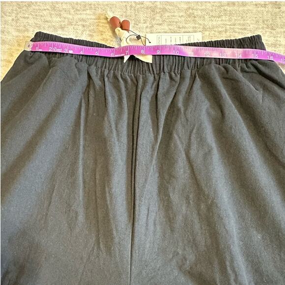NWT Prijouhe Black Pull On Cotton Capri Joggers Size 2XL - Picture 7 of 8